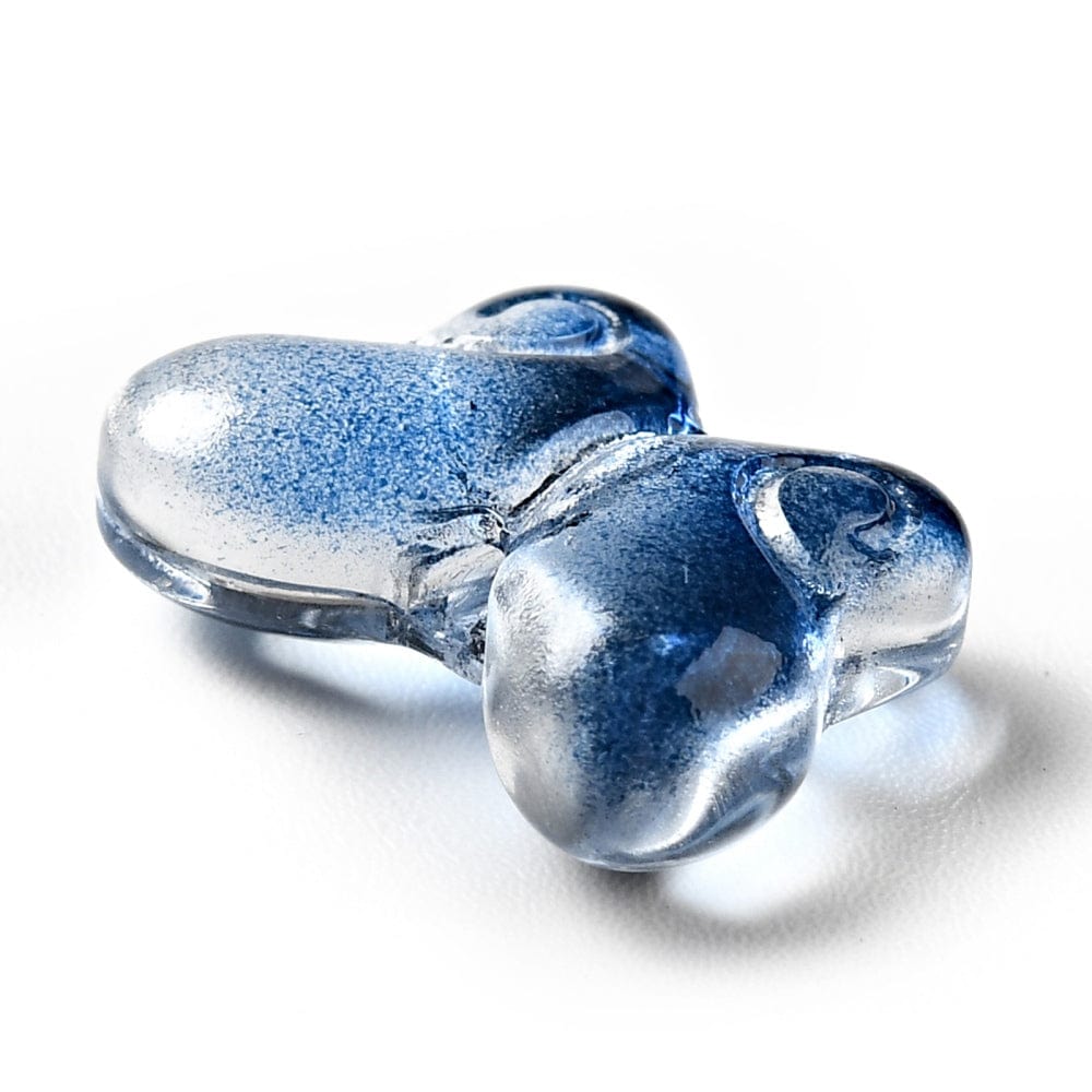 Uniq Perler Enkelt perler og sæt 10 stk blå glas sommerfugle 10x14 mm