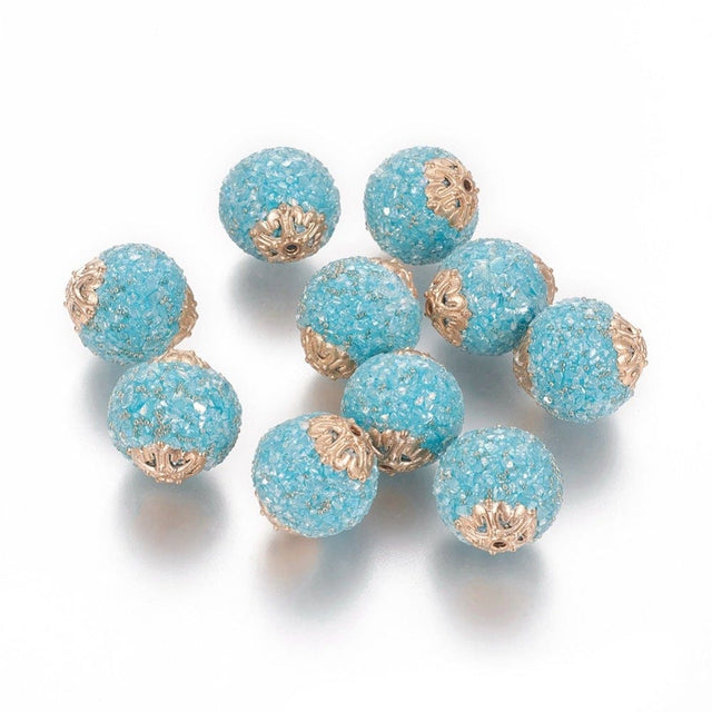 Uniq Perler Enkelt perler og sæt Håndlavet Indonesiske perler, 19 mm