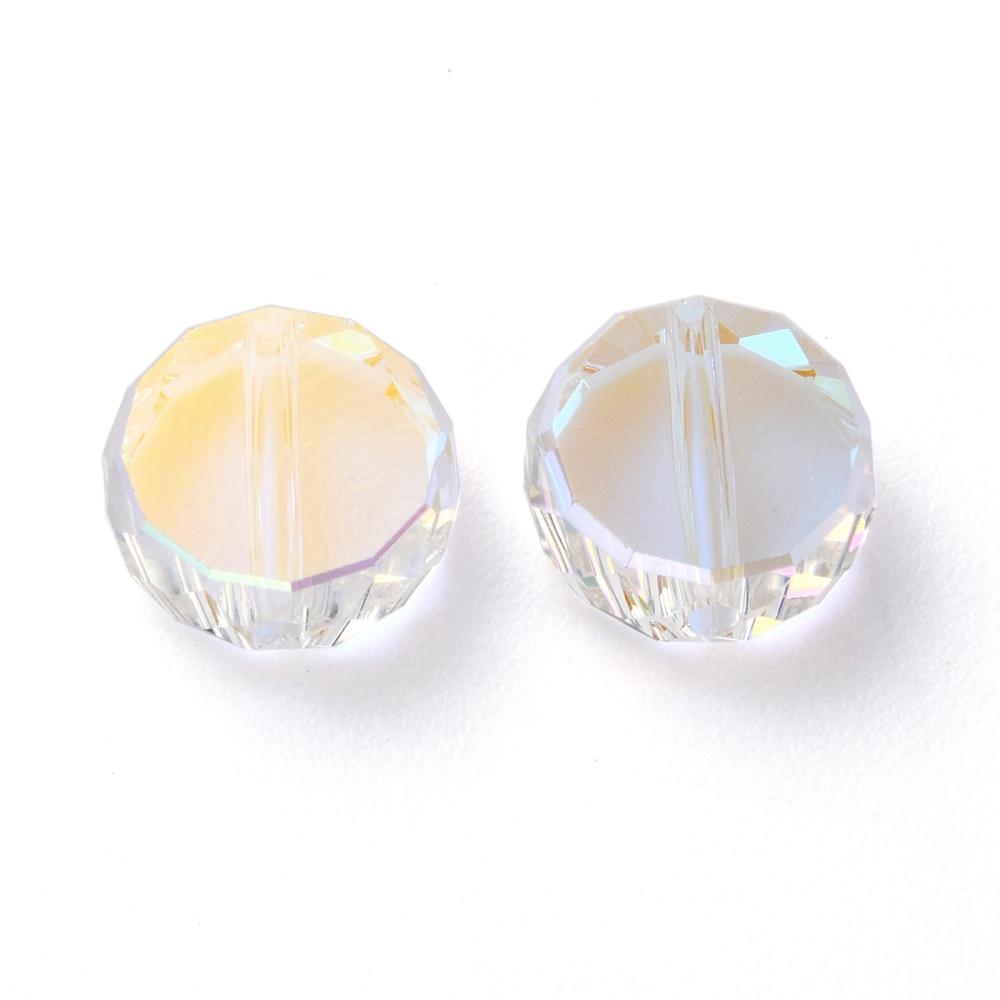 Uniq Perler Enkelt perler og sæt Krystal glas perler str. 8x3,5 mm