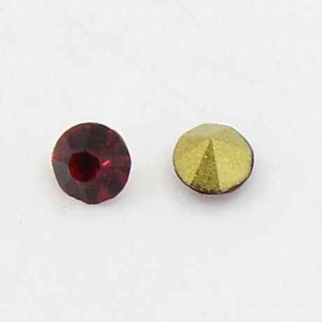 Uniq Perler  Enkelt perler og sæt Rhinsten mix farver, 100 stk. Str. 2 mm.