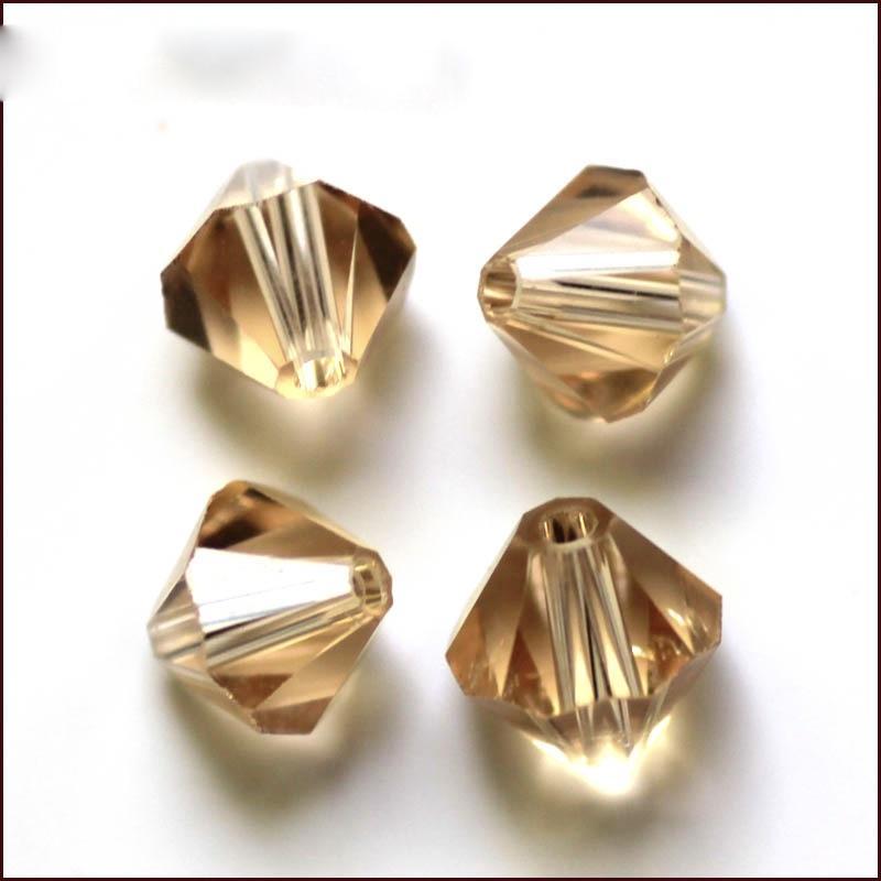 Crystal Pearls, Österrikisk kristall, Bicone, 3x3mm, 10 st.
