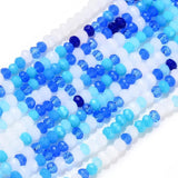 Uniq Perler Glas Perler Rondel glas perler, facet str 3,2x2,5 mm