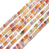 Uniq Perler glasperler 2-2,5 mm cubic zirkonia perler, farve mix