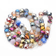 Uniq Perler glasperler 8,5x5 mm flade runde perler, facetteret