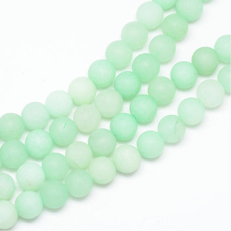 Uniq Perler jade Frostet Jade perler str. 8 mm