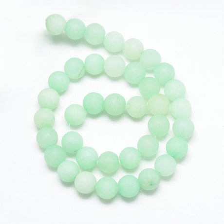 Uniq Perler jade Frostet Jade perler str. 8 mm