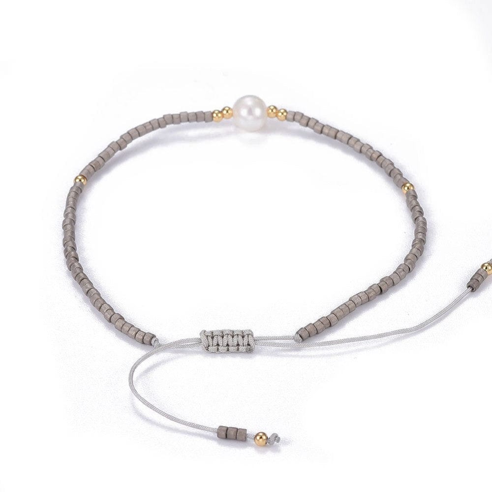 Uniq Perler kæde til hals og håndled Armbånd med små perler og ferskvandsperle