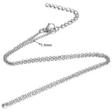 Uniq Perler Kæder 40+5 cm. halskæde i stål