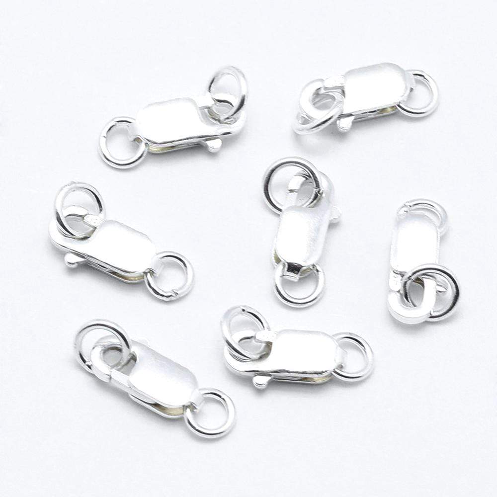 Uniq Perler låse Forsølvet karabinlås i sterling sølv inkl. o-ring