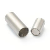Uniq Perler Låse Magnet lås i stål, hul str 5 mm.