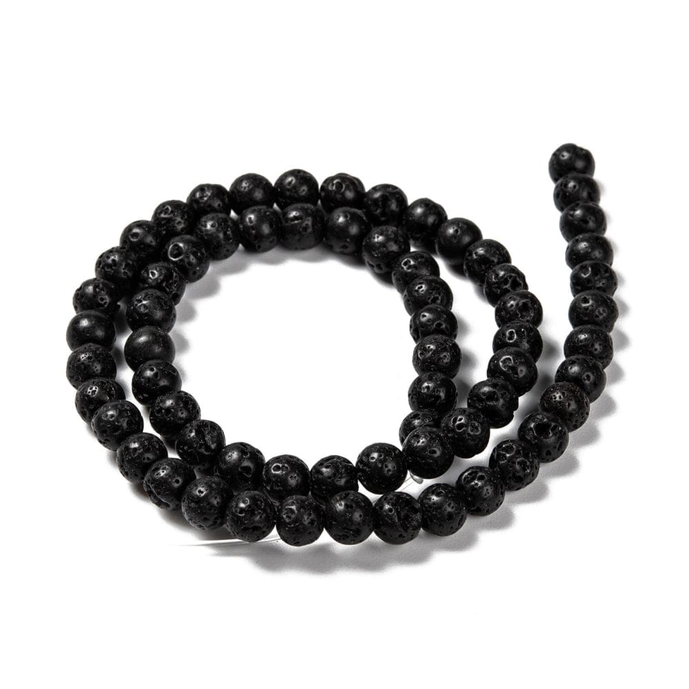 Uniq Perler Lava Lava perler (Sorte)6 mm