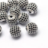 Uniq Perler metal perler Cubic Zirkonia perler 8 mm