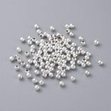 Uniq Perler Metal perler Forsøvet rund perle, 2 mm, 10 gram (200 stk ca)