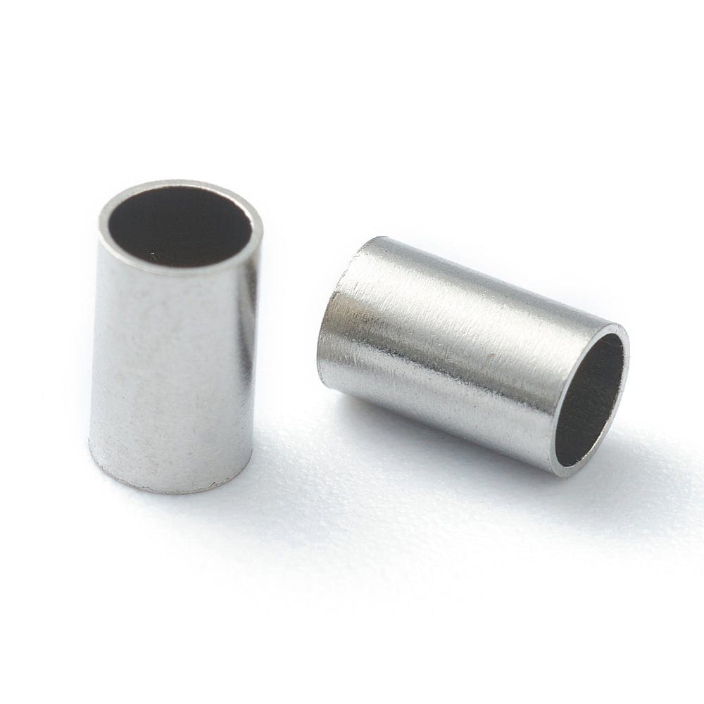 Uniq Perler Metal perler Stål perler/rør 5x3 mm (25.stk.)