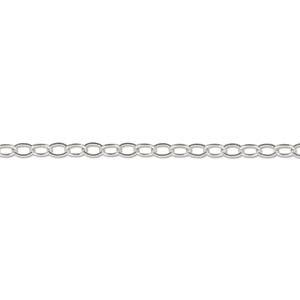 Uniq Perler metervarer Sterling sølv/925 kæde i metermål, 1,3x1,3 mm