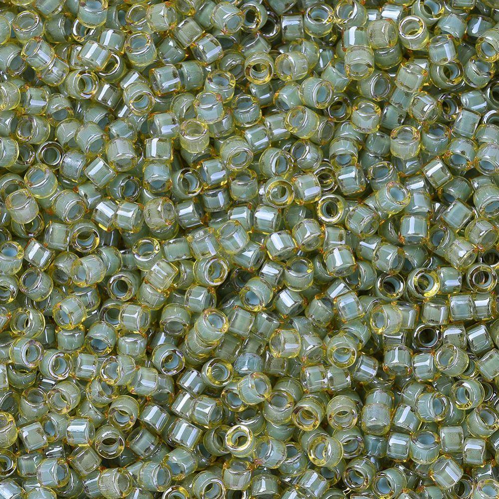 Miyuki Delica Beads, DB 2052, lysende asparges, 11/0