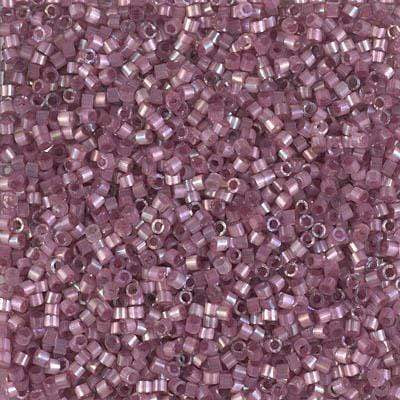 Uniq Perler miyuki beads 11/0 Delica Silk inside Dyed Hydrangea AB (1880)