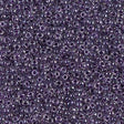 Uniq Perler miyuki beads 223 Miyuki Rocalilles, Grape Lined crystal Miyuki seed Beads 11/0