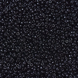 Uniq Perler miyuki beads 401 Miyuki Rocailles, Opaque Black 11/0