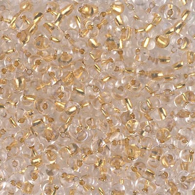 Uniq Perler miyuki beads BB-195 Miyuki Berry Beads, 24 karats gold lined 20 gr.