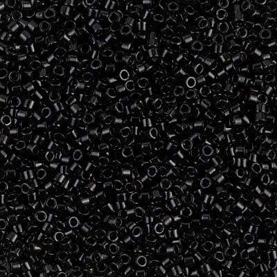 Uniq Perler miyuki beads DB 0010 Miyuki Delica black 11/0