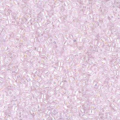 Uniq Perler miyuki beads DB 0055 Miyuki Delica Opaque Pink Lined Krystal 11/0