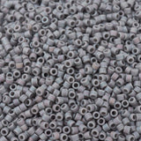 Uniq Perler miyuki beads DB 0882 Delica Miyuki Matte Opaque grey ab 11/0