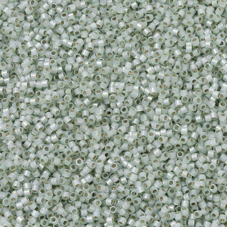 Uniq Perler miyuki beads DB 1454 Miyuki Delica silverline light moss opal  11/0