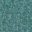 Uniq Perler miyuki beads DB 1767 Sparkling Aqua green lines crystal delica perler 11/0