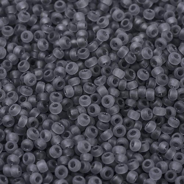 Uniq Perler miyuki beads RR 0152F Rocailles, Matte transparent gray 11/0