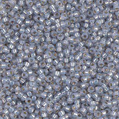 Uniq Perler miyuki beads RR 0676 Rocailles, Dyed smoky opal Silverlined 11/0
