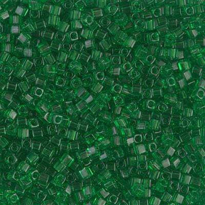 Uniq Perler miyuki beads SB18-146 Miyuki 1.8 mm Square/Kantet Perler, transperant green 11/0