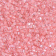 Uniq Perler miyuki beads SB18-204 Miyuki 1.8 mm Square/Kantet Perler, baby pink Lined crystal