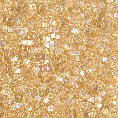 Uniq Perler miyuki beads SB18-251 Miyuki 1.8 mm Square/Kantet Perler, transperant light Topaz
