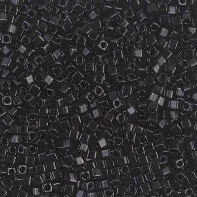 Uniq Perler miyuki beads SB18-401Miyuki 1.8 mm Square/Kantet Perler, black