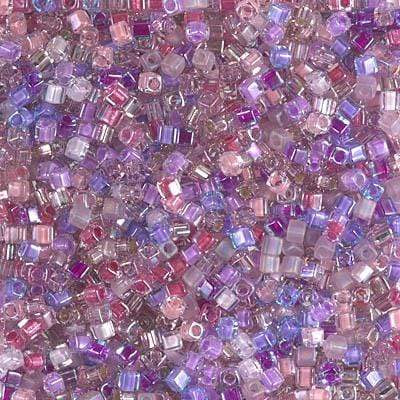 Miyuki Delica-perler, firkantede, SB18-MIX-05, lidenskapsblomst, 1,8 mm