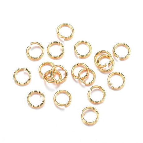 Uniq Perler o-ringe Forgyldte stål O-ringe 4x0,6 mm, 25 stk