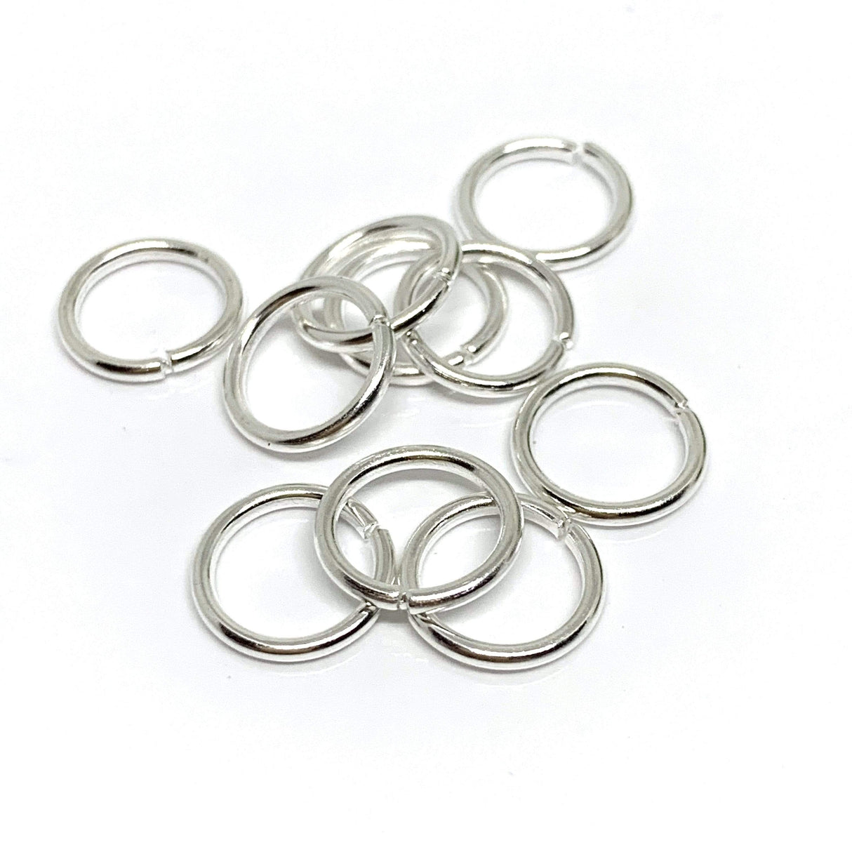 Uniq Perler o-ringe Forsølvet lukkede O-ringe str. 9x0,7mm