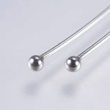 Uniq Perler Perlestave 25 stk. Perlestave med rundt hoved, stål str. 40x0,5 mm