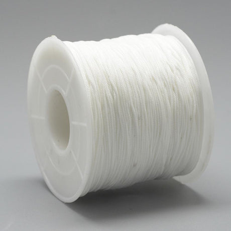 Uniq Perler Polyester tråd (perfekt til seed beads) Hvid