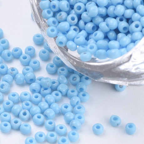 Uniq Perler seed beads 2 mm seed beads, lys blå