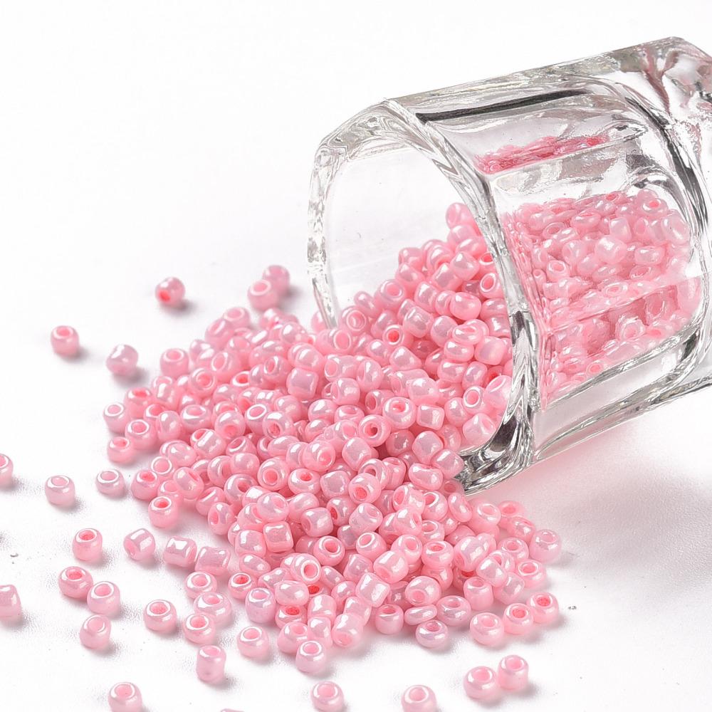 Uniq Perler seed beads 2 mm seed beads, rosa