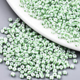 Uniq Perler seed beads 3-3,5x2-2,5 mm stribet glas seed beads