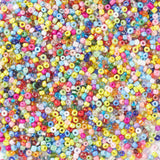 Uniq Perler seed beads I pose 12/0- ca 2 mm seed Beads i perlemors, mix farver