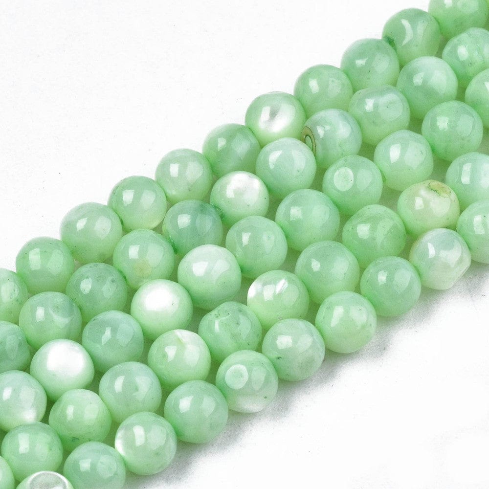 Uniq Perler Shell Perler 4 mm shell perler, grøn