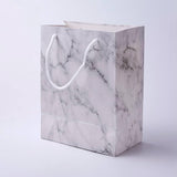 Uniq Perler smykkeposer Hvide marmoreret gaveposer 10 stk