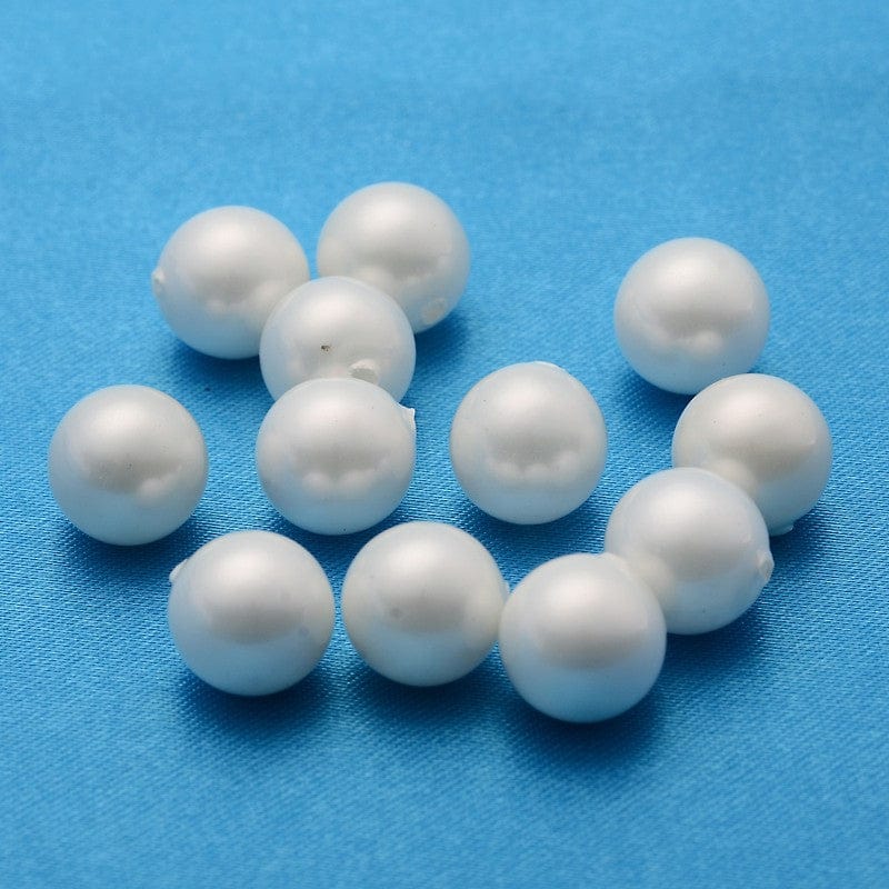 Uniq Perler Top/anboret perler. 10 mm shell perle top/anboret