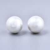 Uniq Perler Top/anboret perler. 4 mm top/anboret glas perler - perlemor