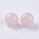 Uniq Perler Top/anboret perler. Top/anboret rosa kvarts str. 8 mm