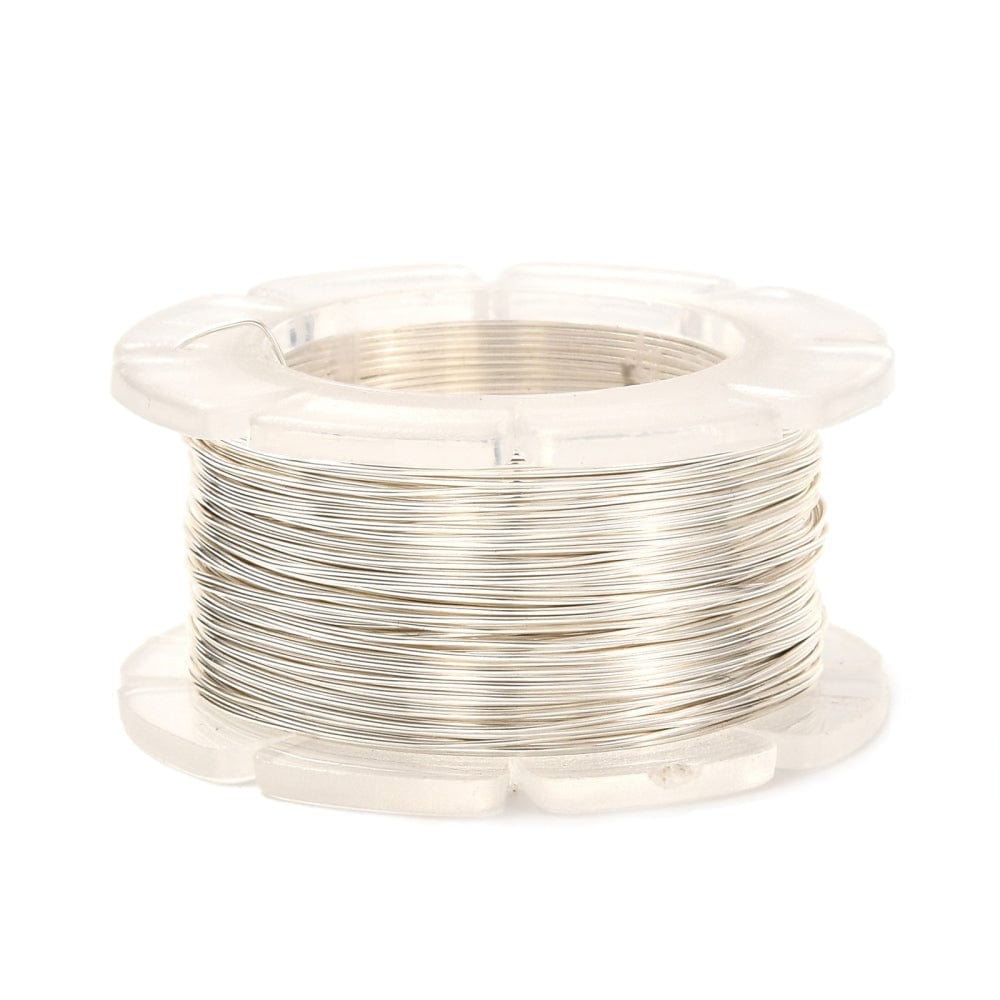 Uniq Perler Tråd etc 0.4 mm forsølvet kobber wire, 10 meter (Meget slidstærk)